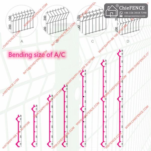 3D fencing, 3D welded fence, 3D panel, 3D security welded wire fence, V shaped beams