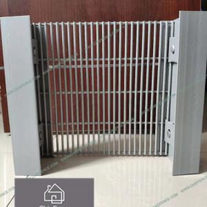 Security fence install with IPE post 100x50mm/100x55mm/77x44mm