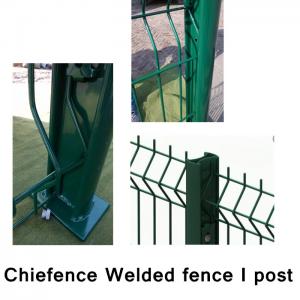  Welded fence install with IPE post